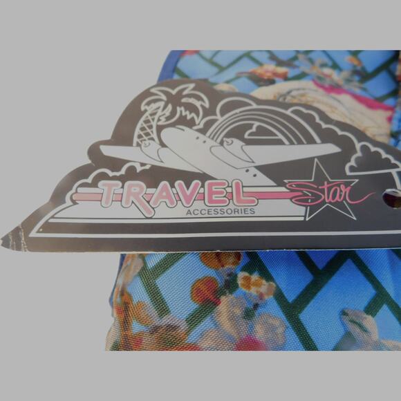 Vintage Star Of California Travel Accessories Toiletry Makeup Bag Cigarette Case - Picture 3 of 10